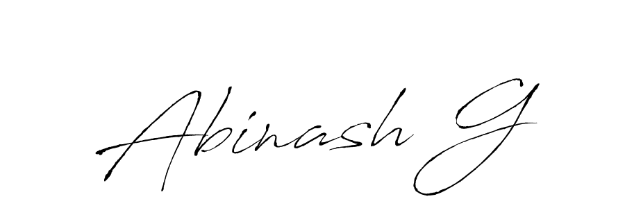 Make a beautiful signature design for name Abinash G. With this signature (Antro_Vectra) style, you can create a handwritten signature for free. Abinash G signature style 6 images and pictures png