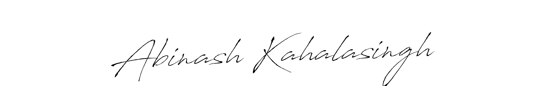 Abinash Kahalasingh stylish signature style. Best Handwritten Sign (Antro_Vectra) for my name. Handwritten Signature Collection Ideas for my name Abinash Kahalasingh. Abinash Kahalasingh signature style 6 images and pictures png