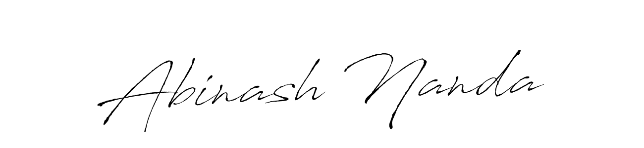 Design your own signature with our free online signature maker. With this signature software, you can create a handwritten (Antro_Vectra) signature for name Abinash Nanda. Abinash Nanda signature style 6 images and pictures png