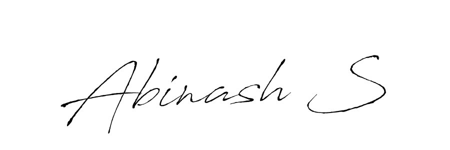 Create a beautiful signature design for name Abinash S. With this signature (Antro_Vectra) fonts, you can make a handwritten signature for free. Abinash S signature style 6 images and pictures png