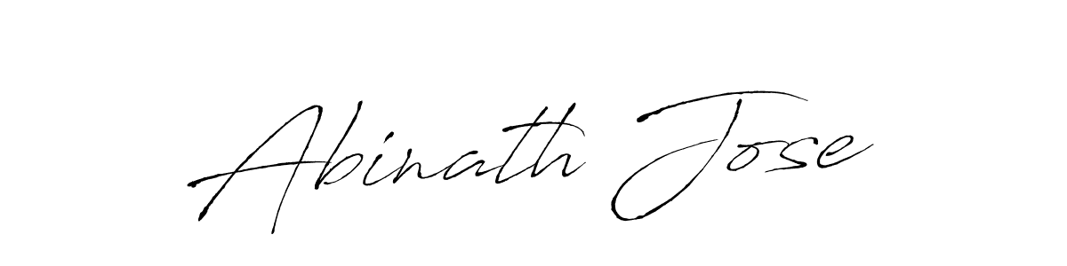 Use a signature maker to create a handwritten signature online. With this signature software, you can design (Antro_Vectra) your own signature for name Abinath Jose. Abinath Jose signature style 6 images and pictures png