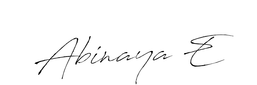Also we have Abinaya E name is the best signature style. Create professional handwritten signature collection using Antro_Vectra autograph style. Abinaya E signature style 6 images and pictures png
