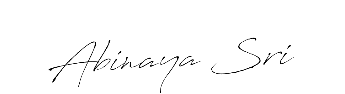 Design your own signature with our free online signature maker. With this signature software, you can create a handwritten (Antro_Vectra) signature for name Abinaya Sri. Abinaya Sri signature style 6 images and pictures png