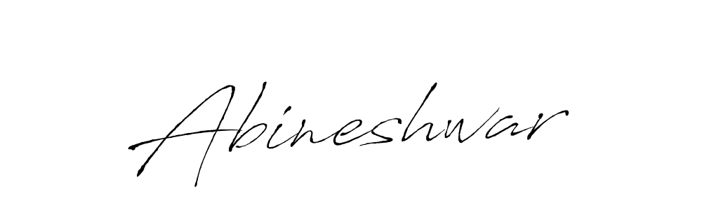 The best way (Antro_Vectra) to make a short signature is to pick only two or three words in your name. The name Abineshwar include a total of six letters. For converting this name. Abineshwar signature style 6 images and pictures png