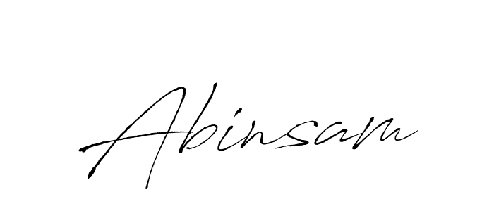 You should practise on your own different ways (Antro_Vectra) to write your name (Abinsam) in signature. don't let someone else do it for you. Abinsam signature style 6 images and pictures png