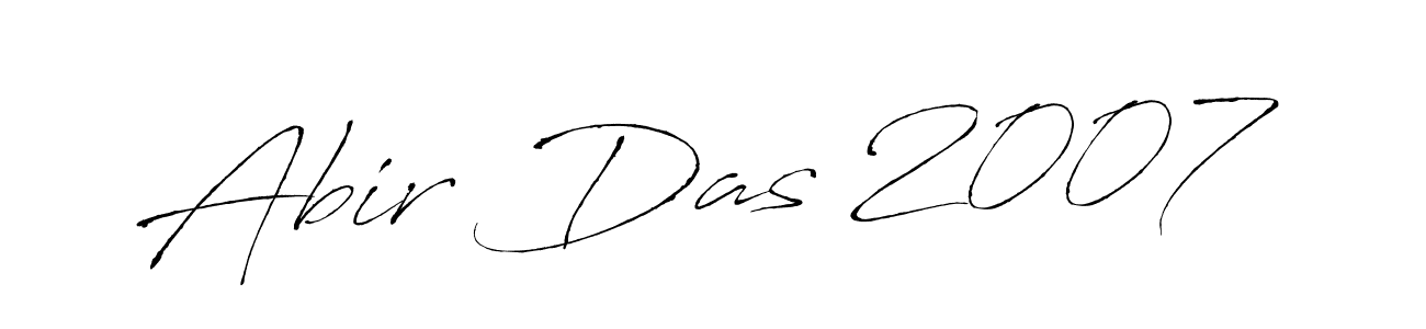 How to make Abir Das 2007 name signature. Use Antro_Vectra style for creating short signs online. This is the latest handwritten sign. Abir Das 2007 signature style 6 images and pictures png