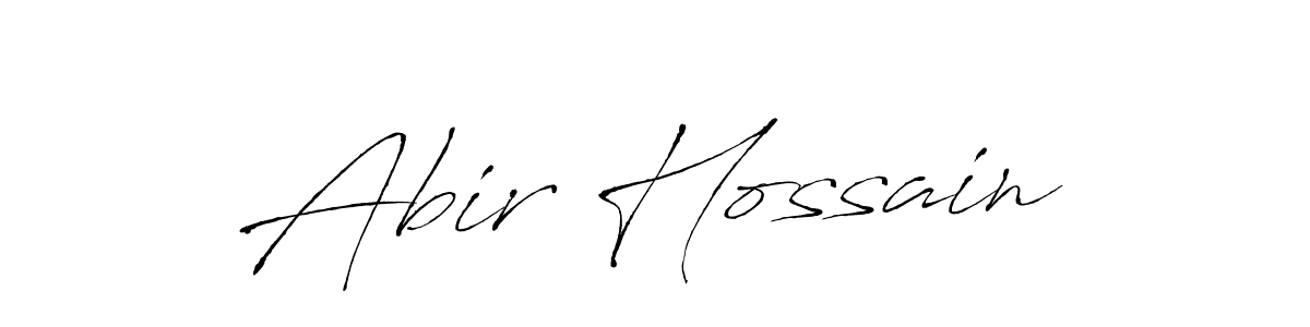 Make a beautiful signature design for name Abir Hossain. Use this online signature maker to create a handwritten signature for free. Abir Hossain signature style 6 images and pictures png