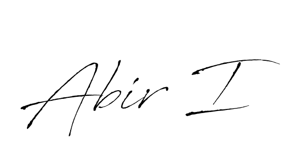 Use a signature maker to create a handwritten signature online. With this signature software, you can design (Antro_Vectra) your own signature for name Abir I. Abir I signature style 6 images and pictures png