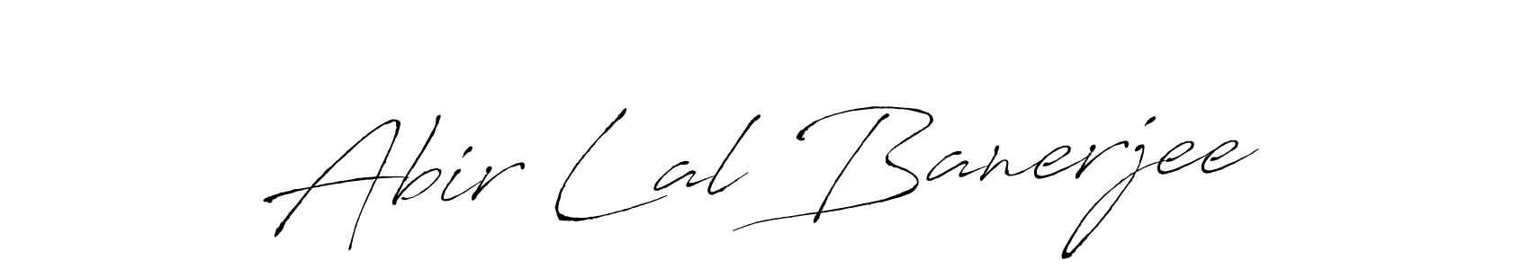 How to make Abir Lal Banerjee name signature. Use Antro_Vectra style for creating short signs online. This is the latest handwritten sign. Abir Lal Banerjee signature style 6 images and pictures png