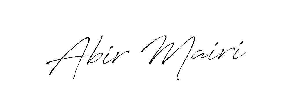 How to make Abir Mairi signature? Antro_Vectra is a professional autograph style. Create handwritten signature for Abir Mairi name. Abir Mairi signature style 6 images and pictures png