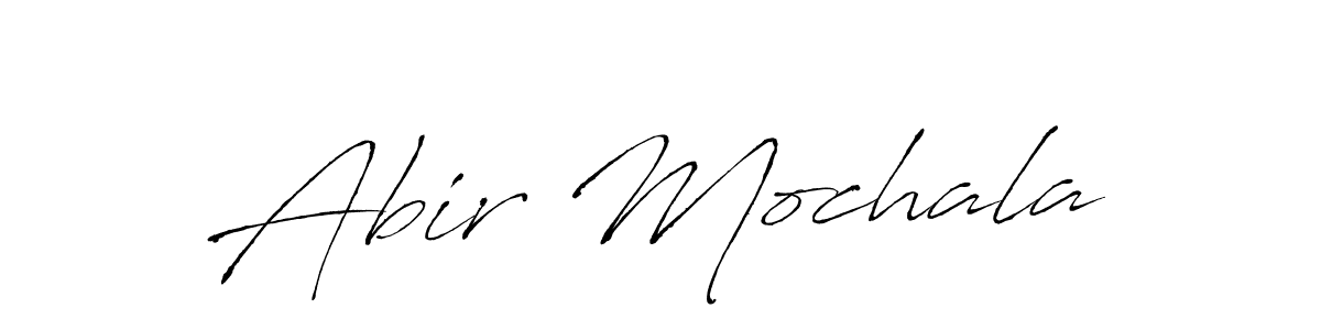 Make a beautiful signature design for name Abir Mochala. With this signature (Antro_Vectra) style, you can create a handwritten signature for free. Abir Mochala signature style 6 images and pictures png