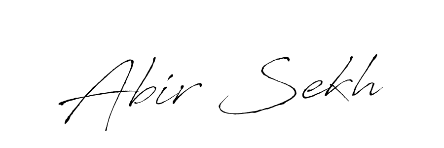 You should practise on your own different ways (Antro_Vectra) to write your name (Abir Sekh) in signature. don't let someone else do it for you. Abir Sekh signature style 6 images and pictures png