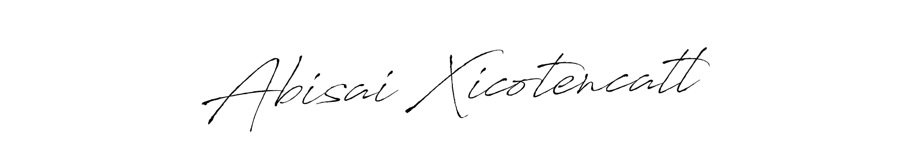Create a beautiful signature design for name Abisai Xicotencatl. With this signature (Antro_Vectra) fonts, you can make a handwritten signature for free. Abisai Xicotencatl signature style 6 images and pictures png