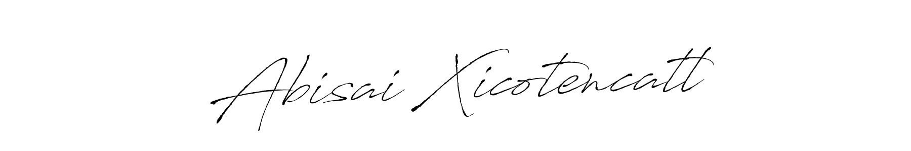 The best way (Antro_Vectra) to make a short signature is to pick only two or three words in your name. The name Abisai Xicotencatl include a total of six letters. For converting this name. Abisai Xicotencatl signature style 6 images and pictures png