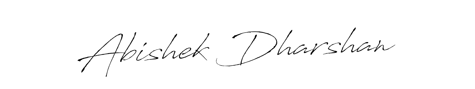 How to make Abishek Dharshan signature? Antro_Vectra is a professional autograph style. Create handwritten signature for Abishek Dharshan name. Abishek Dharshan signature style 6 images and pictures png