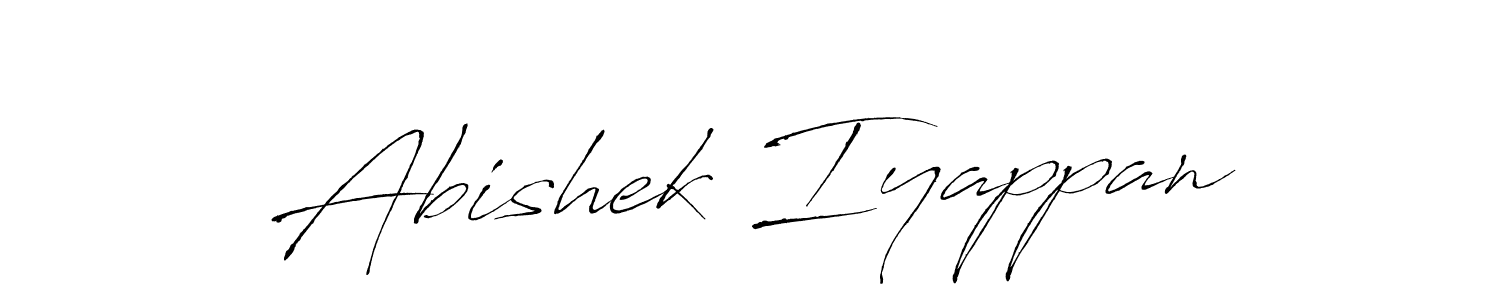 Antro_Vectra is a professional signature style that is perfect for those who want to add a touch of class to their signature. It is also a great choice for those who want to make their signature more unique. Get Abishek Iyappan name to fancy signature for free. Abishek Iyappan signature style 6 images and pictures png