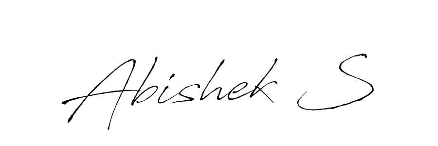 Also You can easily find your signature by using the search form. We will create Abishek S name handwritten signature images for you free of cost using Antro_Vectra sign style. Abishek S signature style 6 images and pictures png