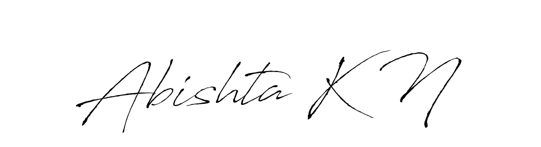 It looks lik you need a new signature style for name Abishta K N. Design unique handwritten (Antro_Vectra) signature with our free signature maker in just a few clicks. Abishta K N signature style 6 images and pictures png