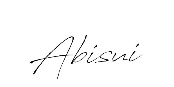 The best way (Antro_Vectra) to make a short signature is to pick only two or three words in your name. The name Abisui include a total of six letters. For converting this name. Abisui signature style 6 images and pictures png