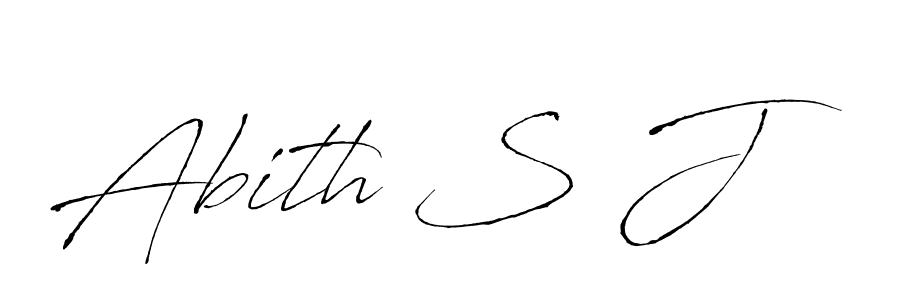 Antro_Vectra is a professional signature style that is perfect for those who want to add a touch of class to their signature. It is also a great choice for those who want to make their signature more unique. Get Abith S J name to fancy signature for free. Abith S J signature style 6 images and pictures png