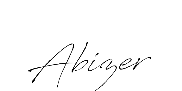How to make Abizer signature? Antro_Vectra is a professional autograph style. Create handwritten signature for Abizer name. Abizer signature style 6 images and pictures png