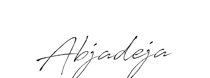 You can use this online signature creator to create a handwritten signature for the name Abjadeja. This is the best online autograph maker. Abjadeja signature style 6 images and pictures png