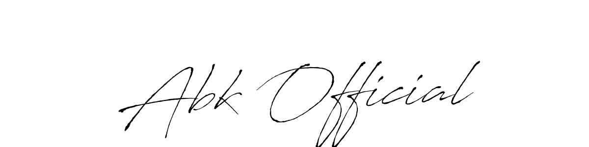 Make a beautiful signature design for name Abk Official. Use this online signature maker to create a handwritten signature for free. Abk Official signature style 6 images and pictures png