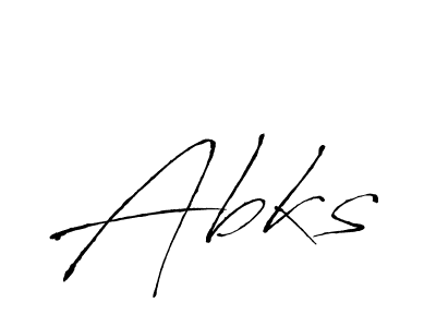 Create a beautiful signature design for name Abks. With this signature (Antro_Vectra) fonts, you can make a handwritten signature for free. Abks signature style 6 images and pictures png