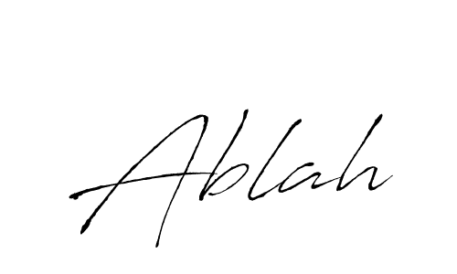 How to make Ablah signature? Antro_Vectra is a professional autograph style. Create handwritten signature for Ablah name. Ablah signature style 6 images and pictures png