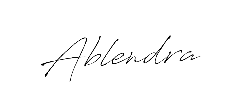 Create a beautiful signature design for name Ablendra. With this signature (Antro_Vectra) fonts, you can make a handwritten signature for free. Ablendra signature style 6 images and pictures png