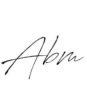 Also we have Abm name is the best signature style. Create professional handwritten signature collection using Antro_Vectra autograph style. Abm signature style 6 images and pictures png