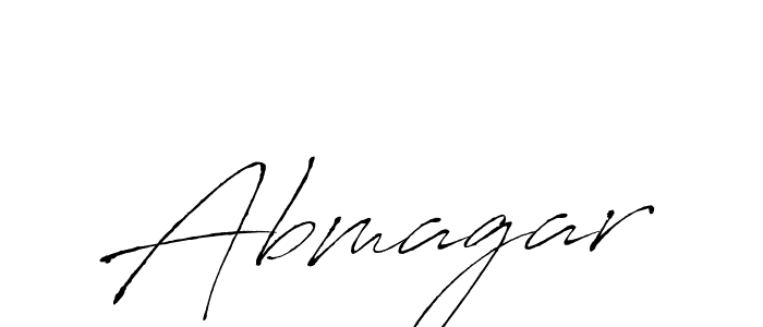 How to make Abmagar name signature. Use Antro_Vectra style for creating short signs online. This is the latest handwritten sign. Abmagar signature style 6 images and pictures png