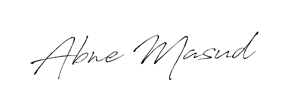 Abne Masud stylish signature style. Best Handwritten Sign (Antro_Vectra) for my name. Handwritten Signature Collection Ideas for my name Abne Masud. Abne Masud signature style 6 images and pictures png