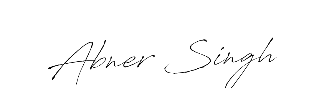 Also we have Abner Singh name is the best signature style. Create professional handwritten signature collection using Antro_Vectra autograph style. Abner Singh signature style 6 images and pictures png