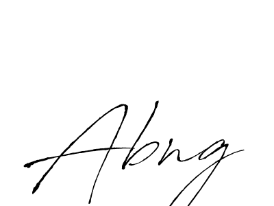 You should practise on your own different ways (Antro_Vectra) to write your name (Abng) in signature. don't let someone else do it for you. Abng signature style 6 images and pictures png