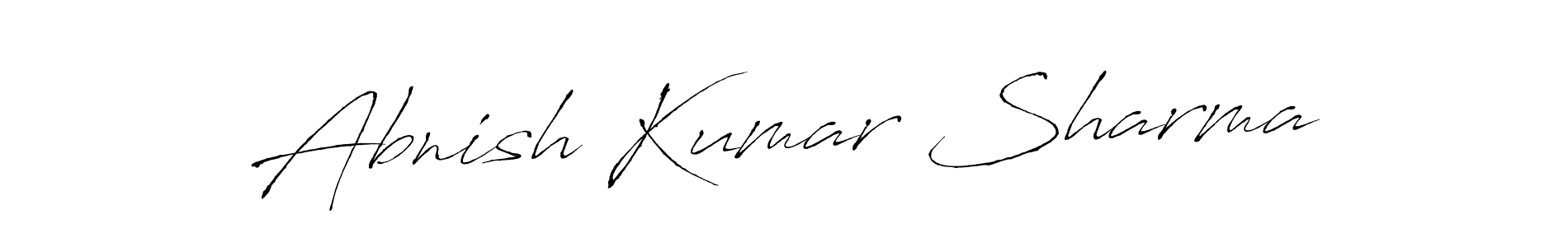 Make a beautiful signature design for name Abnish Kumar Sharma. Use this online signature maker to create a handwritten signature for free. Abnish Kumar Sharma signature style 6 images and pictures png