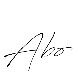 Abo stylish signature style. Best Handwritten Sign (Antro_Vectra) for my name. Handwritten Signature Collection Ideas for my name Abo. Abo signature style 6 images and pictures png