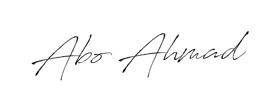 How to make Abo Ahmad signature? Antro_Vectra is a professional autograph style. Create handwritten signature for Abo Ahmad name. Abo Ahmad signature style 6 images and pictures png