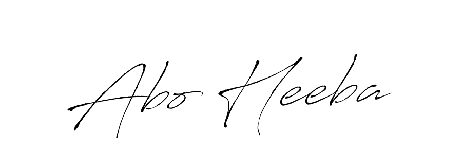 Antro_Vectra is a professional signature style that is perfect for those who want to add a touch of class to their signature. It is also a great choice for those who want to make their signature more unique. Get Abo Heeba name to fancy signature for free. Abo Heeba signature style 6 images and pictures png