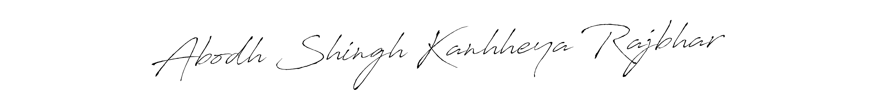 Make a short Abodh Shingh Kanhheya Rajbhar signature style. Manage your documents anywhere anytime using Antro_Vectra. Create and add eSignatures, submit forms, share and send files easily. Abodh Shingh Kanhheya Rajbhar signature style 6 images and pictures png