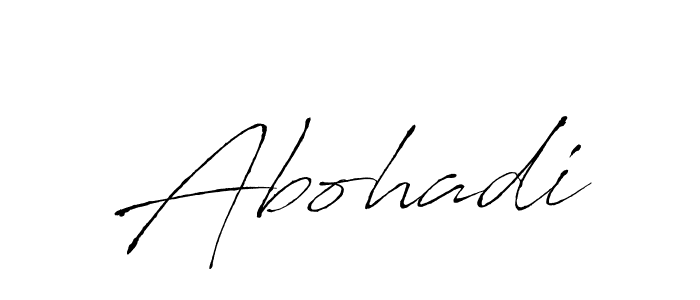 How to make Abohadi name signature. Use Antro_Vectra style for creating short signs online. This is the latest handwritten sign. Abohadi signature style 6 images and pictures png