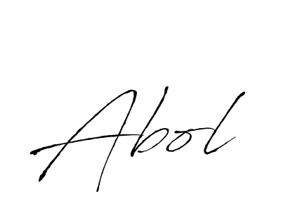 How to make Abol signature? Antro_Vectra is a professional autograph style. Create handwritten signature for Abol name. Abol signature style 6 images and pictures png