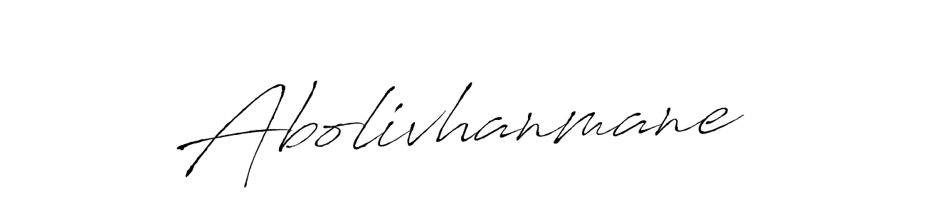 How to make Abolivhanmane name signature. Use Antro_Vectra style for creating short signs online. This is the latest handwritten sign. Abolivhanmane signature style 6 images and pictures png