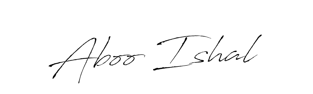 It looks lik you need a new signature style for name Aboo Ishal. Design unique handwritten (Antro_Vectra) signature with our free signature maker in just a few clicks. Aboo Ishal signature style 6 images and pictures png