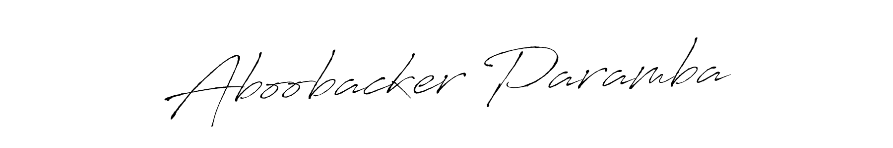 if you are searching for the best signature style for your name Aboobacker Paramba. so please give up your signature search. here we have designed multiple signature styles  using Antro_Vectra. Aboobacker Paramba signature style 6 images and pictures png