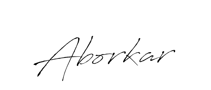 Use a signature maker to create a handwritten signature online. With this signature software, you can design (Antro_Vectra) your own signature for name Aborkar. Aborkar signature style 6 images and pictures png