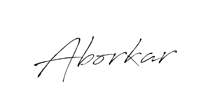 Create a beautiful signature design for name Aborkar. With this signature (Antro_Vectra) fonts, you can make a handwritten signature for free. Aborkar signature style 6 images and pictures png