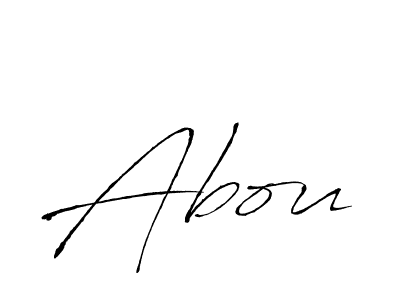 How to make Abou signature? Antro_Vectra is a professional autograph style. Create handwritten signature for Abou name. Abou signature style 6 images and pictures png