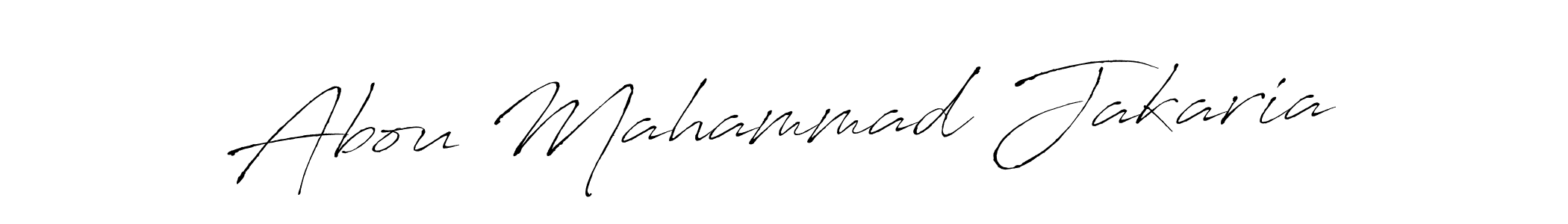 Make a beautiful signature design for name Abou Mahammad Jakaria. Use this online signature maker to create a handwritten signature for free. Abou Mahammad Jakaria signature style 6 images and pictures png