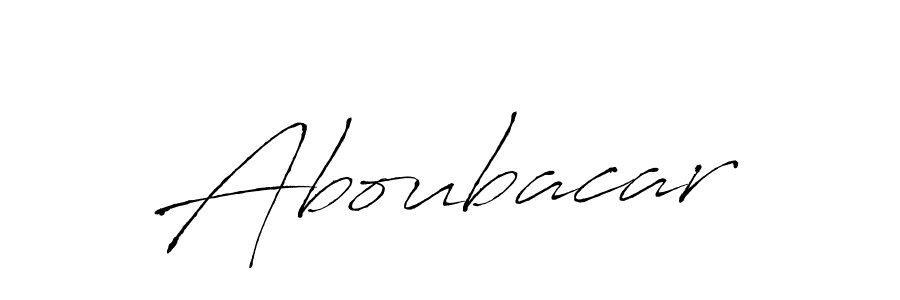 How to make Aboubacar name signature. Use Antro_Vectra style for creating short signs online. This is the latest handwritten sign. Aboubacar signature style 6 images and pictures png